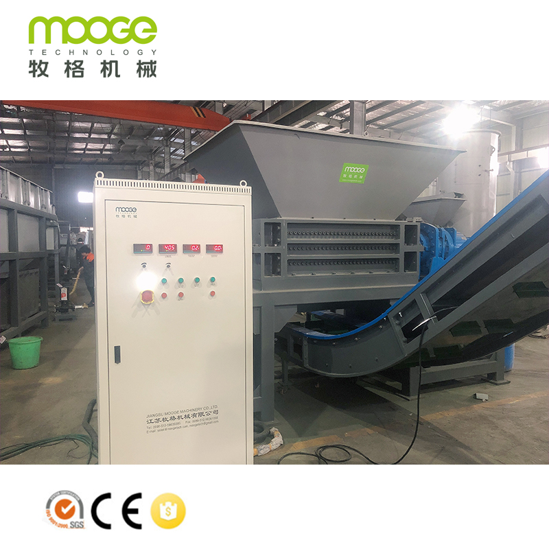 Industrial Waste Plastic Shredding Machine Two Shaft Shredder Buy